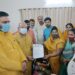 उप मुख्यमंत्री तारकिशोर प्रसाद तथा पंचायती राज मंत्री सम्राट चौधरी का नगर सभापति सीता कुमारी ने किया भव्य स्वागत,उप मुख्यमंत्री के समक्ष खोली समस्याओं की पोटली, सौंपा ज्ञापन