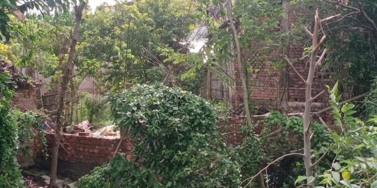 बेलदौर में आखिर कब तक होता रहेगा भूमि विवाद!सिकंदर शर्मा ने पड़ोसी पर लगाया अपनी रैयती जमीन पर घर बनाने का आरोप,कहा-पुत्र ने किया विरोध,तो जान से मारने की मिली धमकी