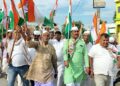 झूठ और जुमलेबाजी में अव्वल है केन्द्र सरकार, पदयात्रा और नुक्कड़ सभा कर कांग्रेस जनों ने उधेड़ी केन्द्र सरकार की बखिया