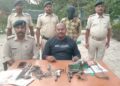 चौथम के अग्रहण स्थित घर में ही मिनी गन फैक्ट्री स्थापित कर रहा था अवैध हथियारों का निर्माण, निर्मित व अर्धनिर्मित हथियार व कारतूस के साथ हथियार का सौदागर धराया