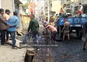 आखिर कब तक पोस्ट ऑफिस रोड के वाशिंदों को जल-जमाव की समस्या से मिलेगी निजात!तत्काल की गई पहल से राहत की उम्मीद जगी