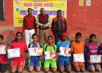 नशा मुक्त भारत जागरुकता को ले दौड़ प्रतियोगिता आयोजित, धाविका निशा ने कहा-शराब या अन्य नशीली पदार्थों के सेवन से रोगग्रस्त हो जाते हैं लोग