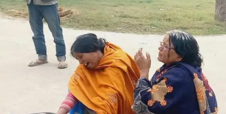 पुल निर्माण कार्य में लगे अनियंत्रित हाइवा ने किशोर को कुचला,दर्दनाक मौत होता देख आक्रोशित लोगों ने एनएच 31 को किया घंटों जाम,चालक हो गया फरार