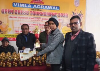 अंडर 15 बालक वर्ग शतरंज प्रतियोगिता में चैंपियन बनकर माधव ने किया गौरवान्वित,बधाईयों का तांता