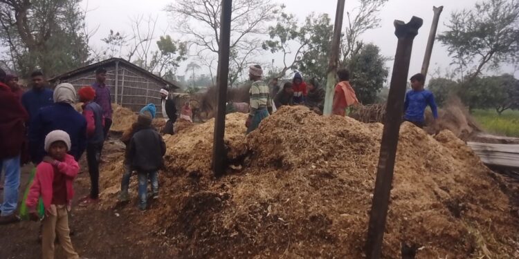 असामाजिक तत्वों ने दो घरों को फूंका,बाल-बाल बची लोगों की जान
