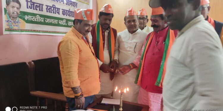 बूथ सशक्तिकरण अभियान के तहत आयोजित भाजपा के जिला स्तरीय कार्यशाला में विभिन्न मसलों पर हुई गंभीर मंत्रणा,राष्ट्रपति के अभिभाषण को जन-जन तक पहुंचाने की रणनीति तय