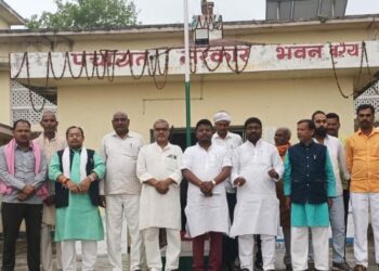 जदयू अध्यक्ष बबलू मंडल ने भीम चौपाल कार्यक्रम स्थल का किया मुआयना, कहा- बिहार विधानसभा के उपाध्यक्ष महेश्वर हजारी सहित कई दिग्गज लेंगे कार्यक्रम में भाग