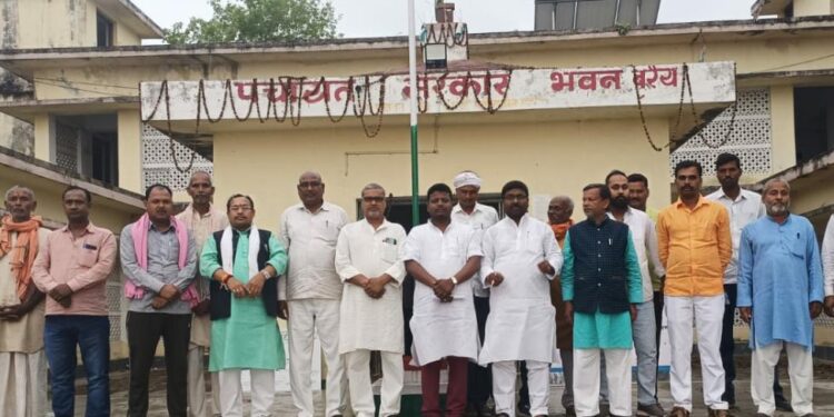 जदयू अध्यक्ष बबलू मंडल ने भीम चौपाल कार्यक्रम स्थल का किया मुआयना, कहा- बिहार विधानसभा के उपाध्यक्ष महेश्वर हजारी सहित कई दिग्गज लेंगे कार्यक्रम में भाग