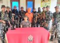 कर्माचातर जंगली इलाके से वांटेड नक्सली राजू राय गिरफ्तार,संगठन मजबूती के लिए लेवी वसूलने के कार्यों में था संलग्न