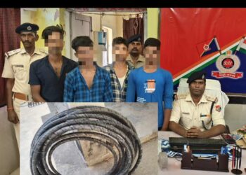 इंस्पेक्टर अरविंद राम के नेतृत्व में आरपीएफ का फिर चला अभियान,अलग-अलग जुर्म में नौ लोग धराए