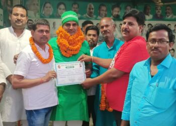 आपदा प्रकोष्ठ के जिलाध्यक्ष राजा चौधरी से खासे प्रभावित है राजद संगठन:मनोहर यादव