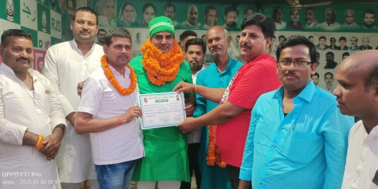 आपदा प्रकोष्ठ के जिलाध्यक्ष राजा चौधरी से खासे प्रभावित है राजद संगठन:मनोहर यादव