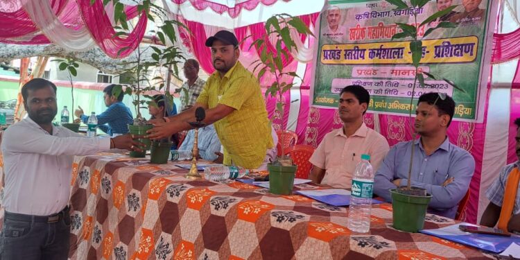 उन्नत खेती और उन्नत पैदावार के लिए प्रशिक्षण अति आवश्यक:पप्पू सुमन