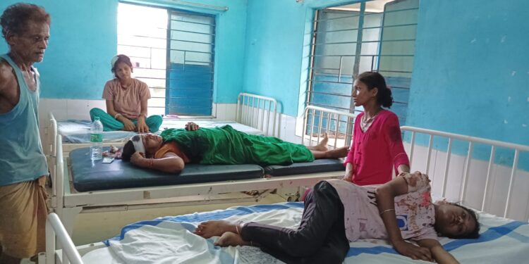 देखेते-देखते रणक्षेत्र बन गया बेलदौर बाजार,किशोरी और महिलाओं समेत आधा दर्जन से अधिक लोग जख्मी