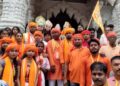 सात दिवसीय शौर्य जागरण यात्रा के दौरान किया गया सामूहिक हनुमान चालीसा पाठ,हिंदुत्व के शौर्य को जगाने के लिए निकाली गयी सात दिवसीय शौर्य जागरण यात्रा:नितिन कुमार