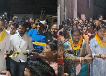 नगर परिषद खगड़िया के वार्ड संख्या 10 में 25 लाख की लागत से तीन सड़क परियोजनाओं का उद्घाटन