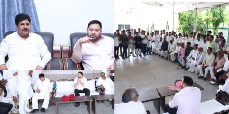 मुख्यमंत्री अचेतावस्था में,बिहार अपराधियों के हवाले:तेजस्वी यादव…मनोहर यादव ने खगड़िया में किया भव्य स्वागत