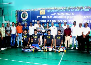 रणवीर-वैष्णवी बने एकल चैंपियन, रणवीर-पराग की जोड़ी ने डबल्स में मचाया धमाल — खगड़िया में हंड्रेड द्वितीय बिहार स्टेट जूनियर बैडमिंटन टूर्नामेंट 2025 का भव्य समापन