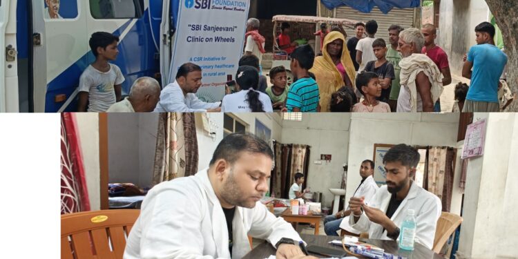 “चलती क्लिनिक बनी जीवनदायिनी! SBI निष्ठा की पहल से खगड़िया में सेहत की क्रांति”
