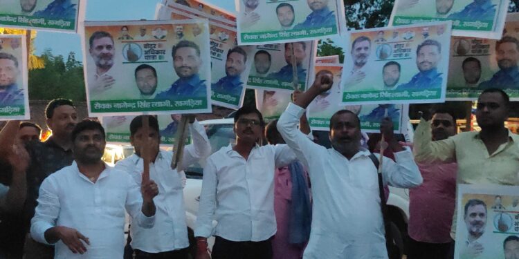 खगड़िया से निकली वोटर अधिकार यात्रा बनी जनजागरण की लहर, नागेंद्र सिंह त्यागी बोले- लोकतंत्र की पुनःस्थापना ही लक्ष्य