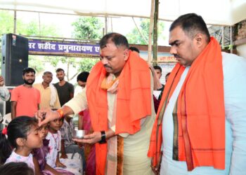 मारड़ में गूंजा अखंड कन्या पूजन का दिव्य जयकारा, संजय खंडेलिया बोले:कन्या पूजन ही है सनातन परंपरा की आत्मा