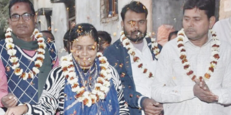 नगर सभापति अर्चना कुमारी ने ₹11.24 लाख की आरसीसी नाला और पीसीसी सड़क की योजना का किया उद्घाटन,बदलेगी वार्ड 05 की तस्वीर