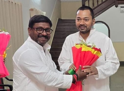 सदर विधायक बबलू कुमार मंडल ने निशांत कुमार से की अहम मुलाकात, खगड़िया में संगठन मजबूत बनाने को लेकर हुई रणनीतिक और विस्तृत चर्चा