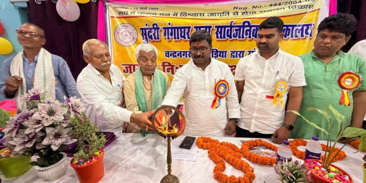 सुंदरी गंगाधर युवा सार्वजनिक पुस्तकालय का उद्घाटन, विधायक बबलू मंडल ने भवन निर्माण का दिया आश्वासन—चन्द्रनगर रांको में बोले, पुस्तकालय देता है समाज को नई दिशा, वर्षों से मिल रही मुफ्त शिक्षा